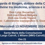 13 novembre ore 21 incontro su S. Ildegarda di Bingen